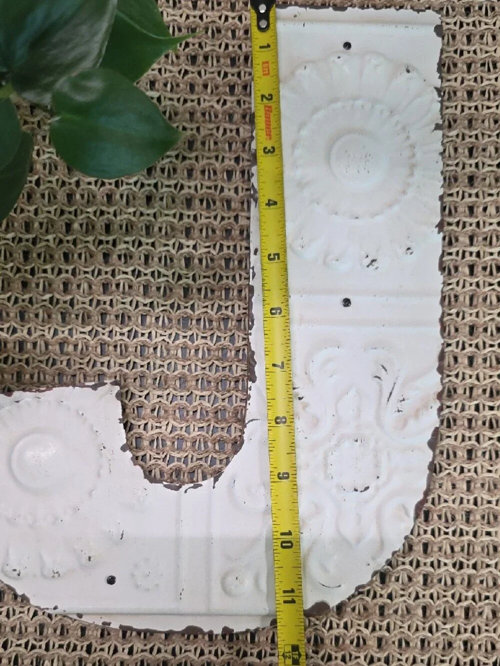 **FREE W/PURCHASE** Ashland White Embossed Decorative Wall Letter J - Picture 5 of 5